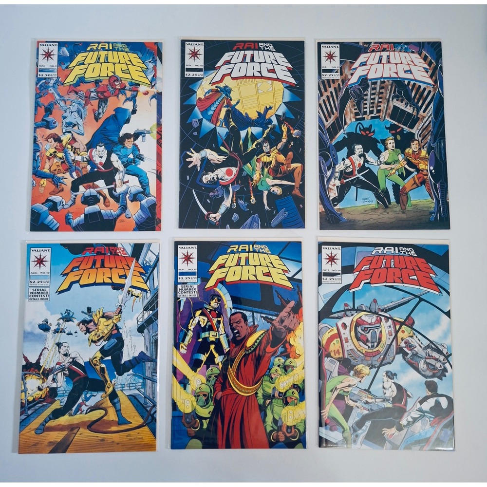 Rai and the Future Force #9-21 Valiant 13 Issue Consecutive Comic Run